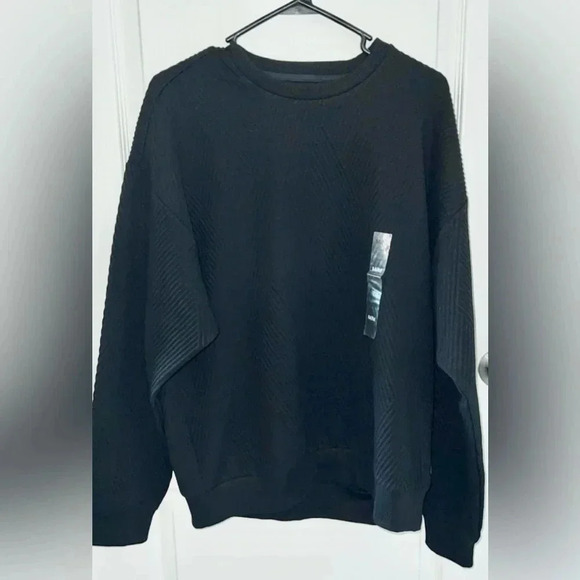 NWT Calvin Klein Crewneck Ribbed Mens Swearer Sweatshirt Size Medium - Picture 10 of 10